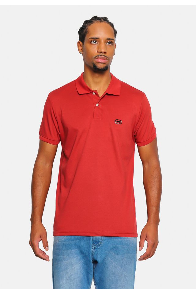 Camisa Polo Ecko Piquet Basic Vermelha - P