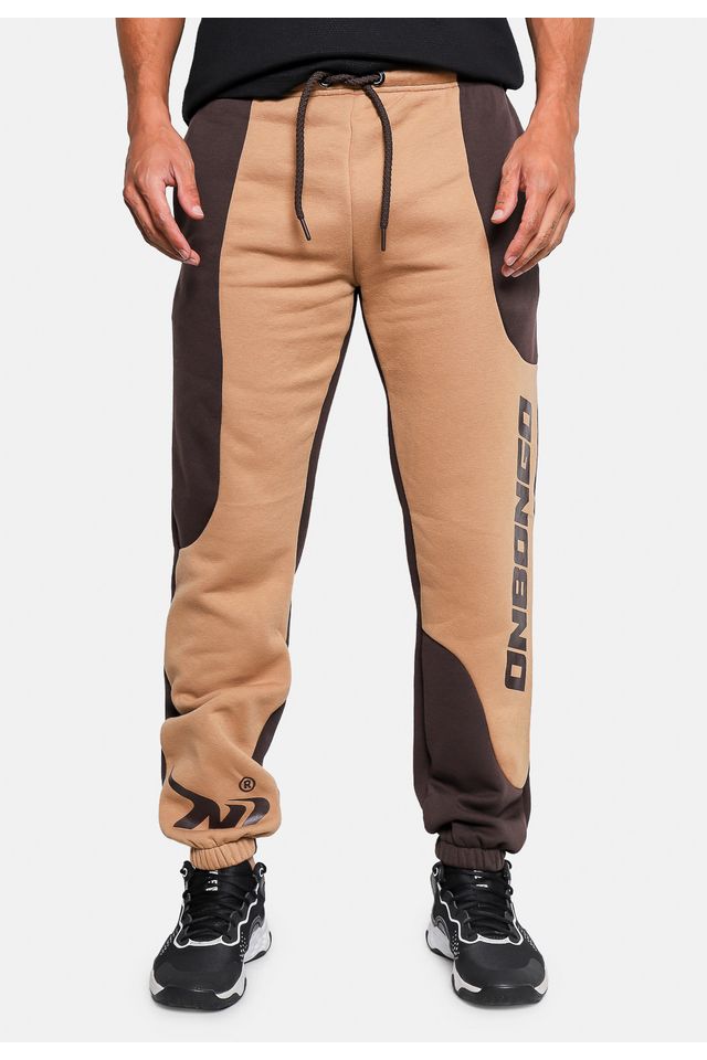Calça Onbongo Moletom Marrom - P