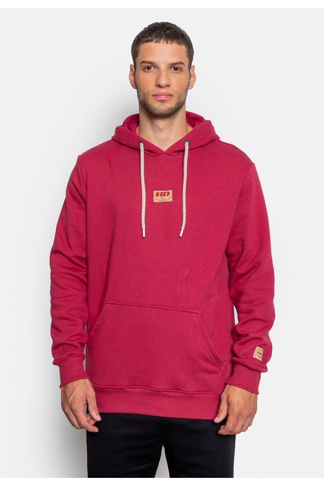 Moletom HD Canguru Fechado Cork Dream Bordo - P