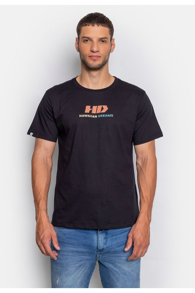 Camiseta HD Estampada Who Dream Preta - P