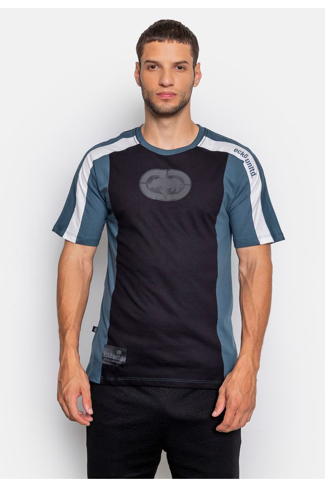 Camiseta Ecko Especial Recortada Aruma Preta - P