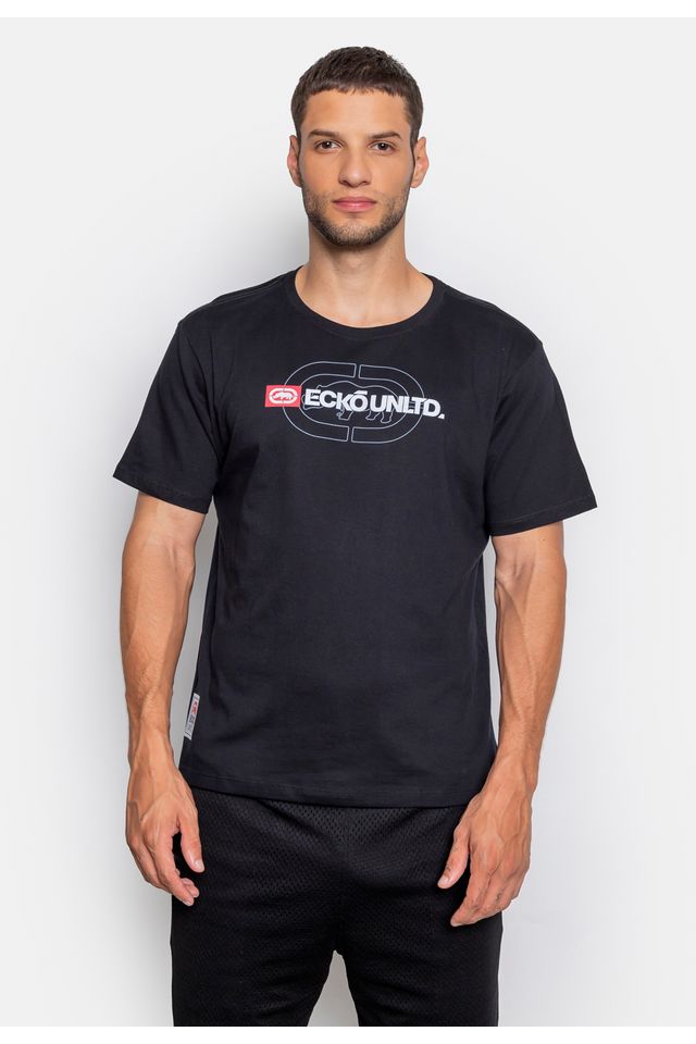 Camiseta Ecko Estampada Back Preta - P