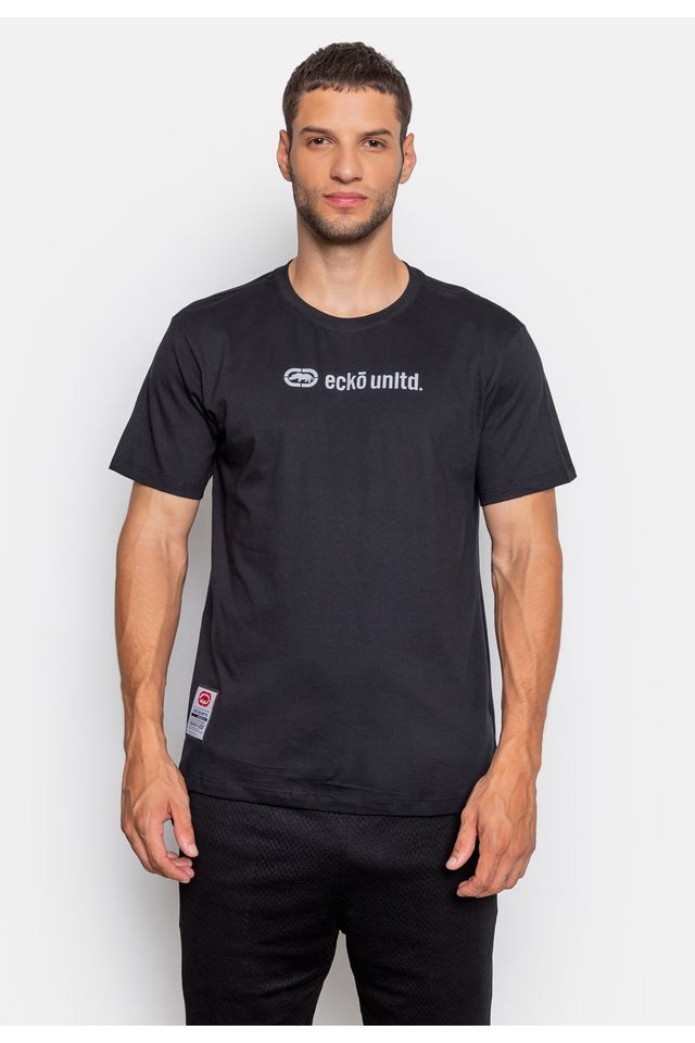 Camiseta Ecko Estampada Famous Preta - P