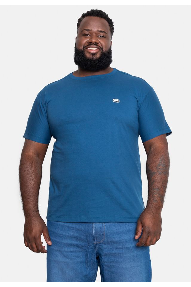 Camiseta Ecko Plus Size Fashion Basic Azul - Plus P