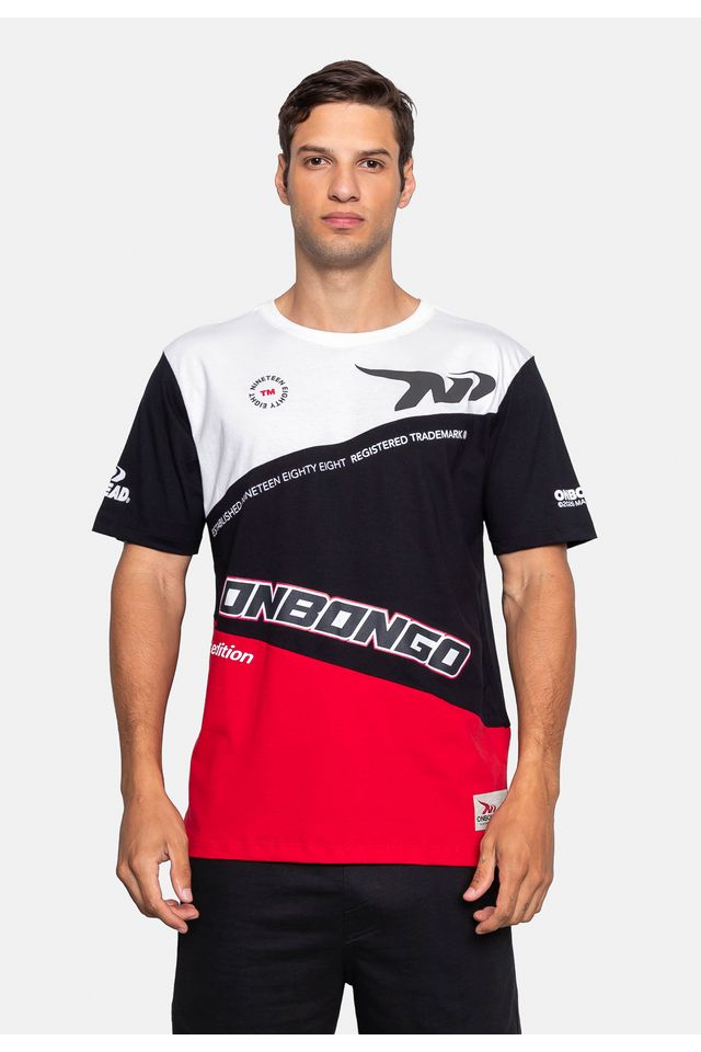 Camiseta Onbongo Com Recorte Off White - M