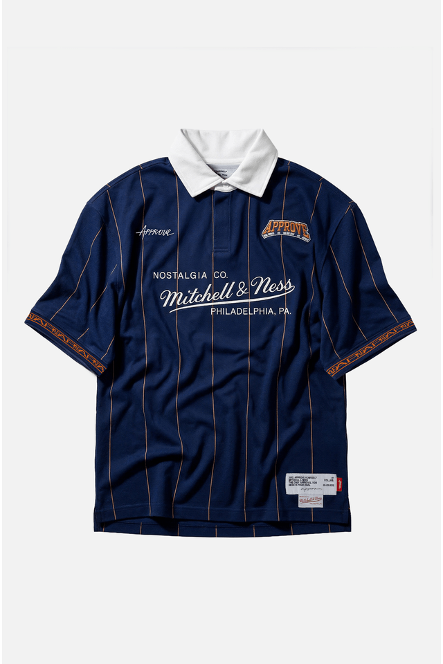 Camisa Mitchell & Ness Collab Approve X M&N Azul - M