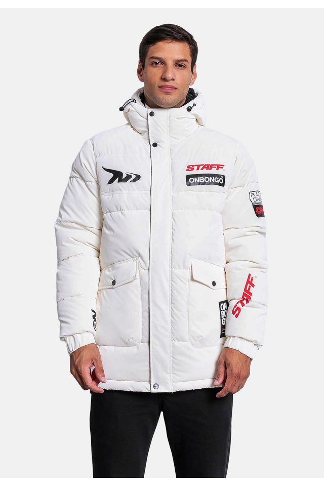 Jaqueta Onbongo Puffer Staff Branca - P