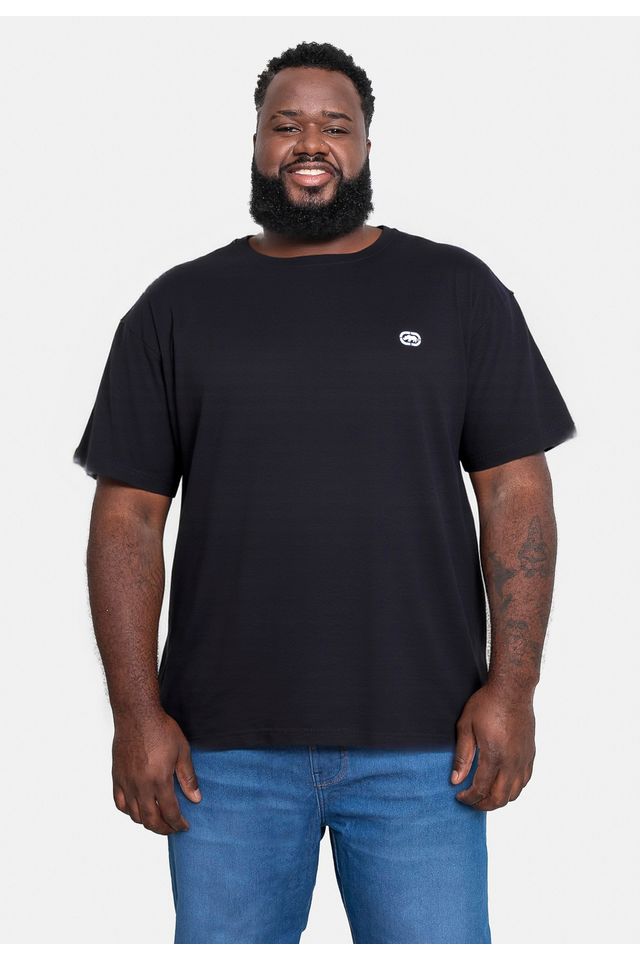 Camiseta Ecko Plus Size Fashion Basic Preta - Plus P
